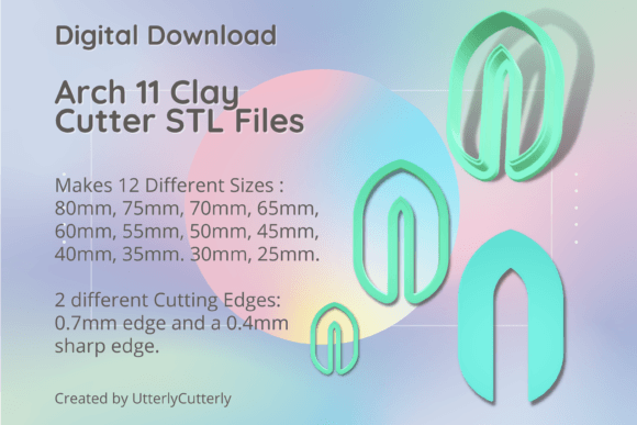 Arch Shape 11 Clay Cutter - Arc STL Digi: A Guide to Digital Cutting Tools
