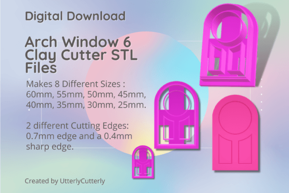 Arch Window 6 Clay Cutter - Fairy Door S: A Versatile Tool for Creative and Business Goals