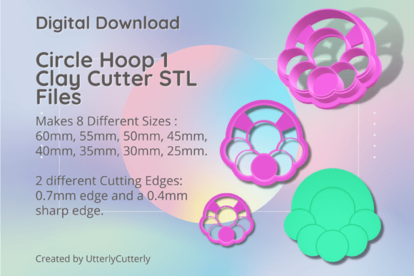 Circle Hoop 1 Clay Cutter - STL Digital: A Versatile Tool for Modern Creators