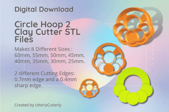 Circle Hoop 2 Clay Cutter - STL Digital: A Versatile Tool for Your Creative Projects