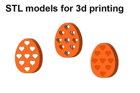 Easter Eggs with Hearts Straw Topper: Integrating Digital Fabrication into Seasonal Event Design