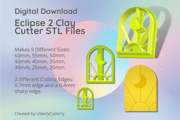 Eclipse 2 Clay Cutter - Moon Sun Celesti: A Versatile Tool for Creative Expression