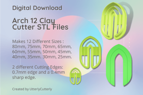 Elevating Digital Craftsmanship: The Strategic Value of the Arch Shape 12 Clay Cutter Arc STL