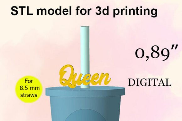 Elevating Event Design: The Strategic Value of the Queen Straw Topper STL File for 3D Print