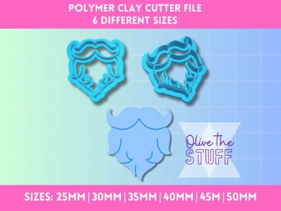 Exploring the Santa Beard Polymer Clay Cutter STL for Your Crafting Needs