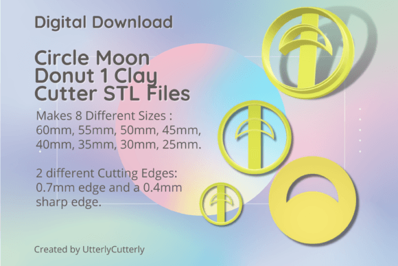 Exploring the Versatility of Circle Moon Donut 1 Clay Cutter - STL Di