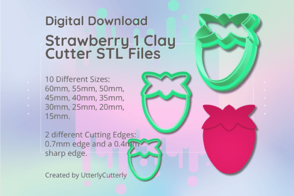 Exploring the Versatility of Clay Cutter STL File Strawberry Fruit 1- for Creative Projects