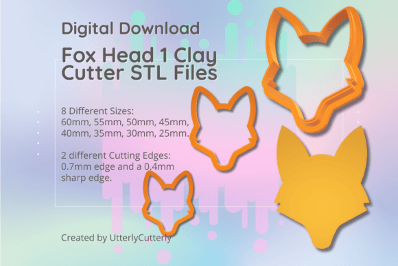 Fox Head 1 Clay Cutter - Animal STL Digi: Integrating Digital Assets into Your Production Workflow
