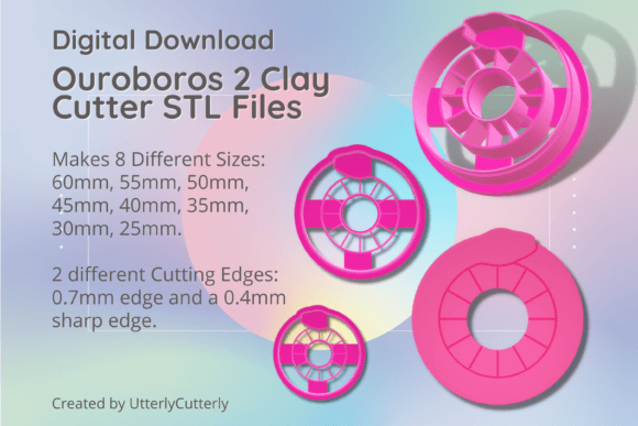 Ouroboros 2 Clay Cutter: Mystical Snake STL
